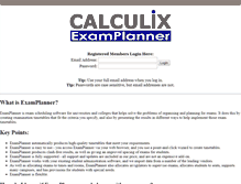 Tablet Screenshot of examplanner.com